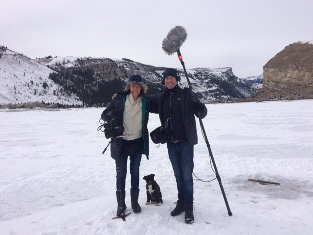 PureGritFilm's tweet photo. Some bts shots from the making of #PureGrit on the magnificent Wind River reservation in Wyoming @rachel_lysaght @WildCardDistrib @IFI_Dub @LightHouseD7 @PalasGalway https://t.co/k2C3NXisIB