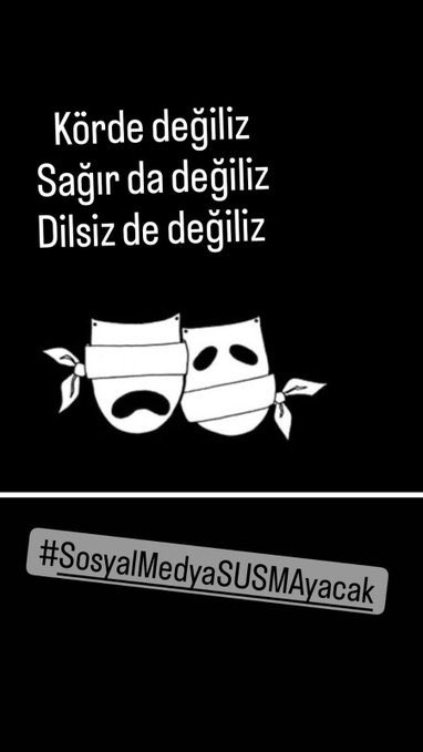 #SosyalMedyamaDokunma konuşmak yazmak düşünmek Özgürlüktür