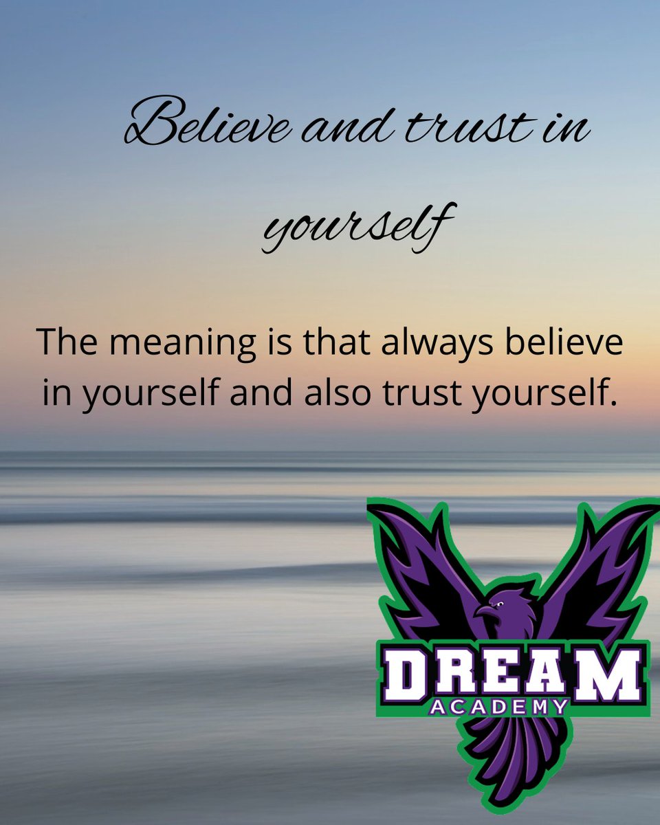 DreamAcademyHi1's tweet photo. As our students say, you should always believe and trust in yourself. #ourwordsmatter #wearedream https://t.co/GTe2VhiWYh