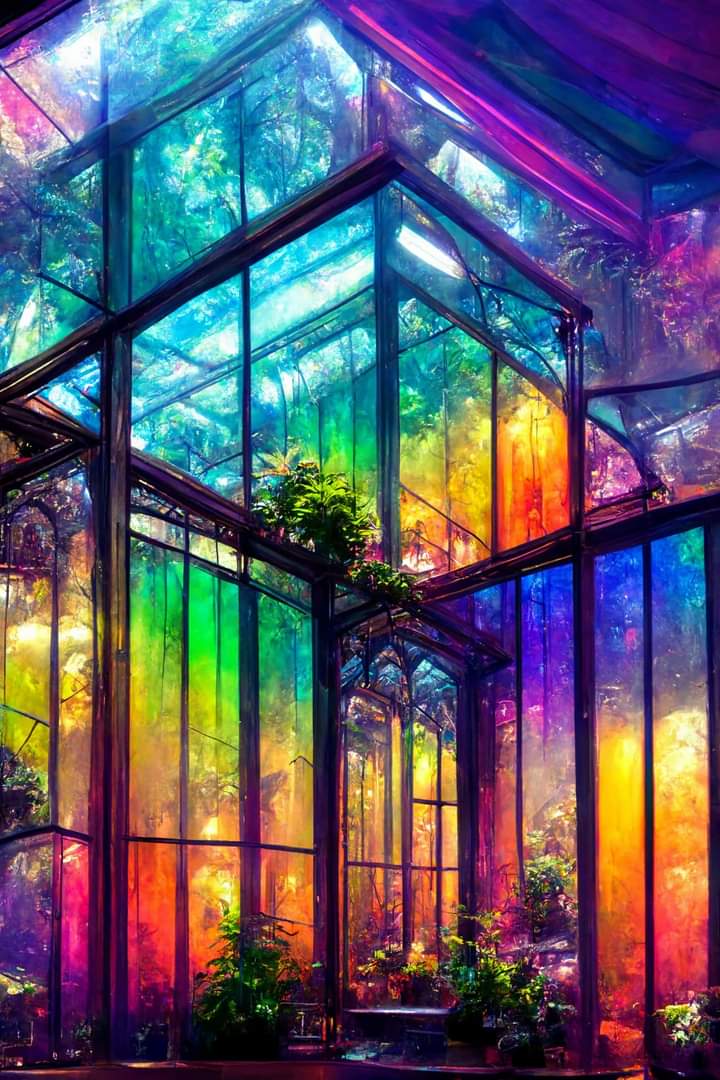 💀Mesneé d'Hellequin💀💉💉💉 on Twitter "RT peacozy Stained glass greenhouse"