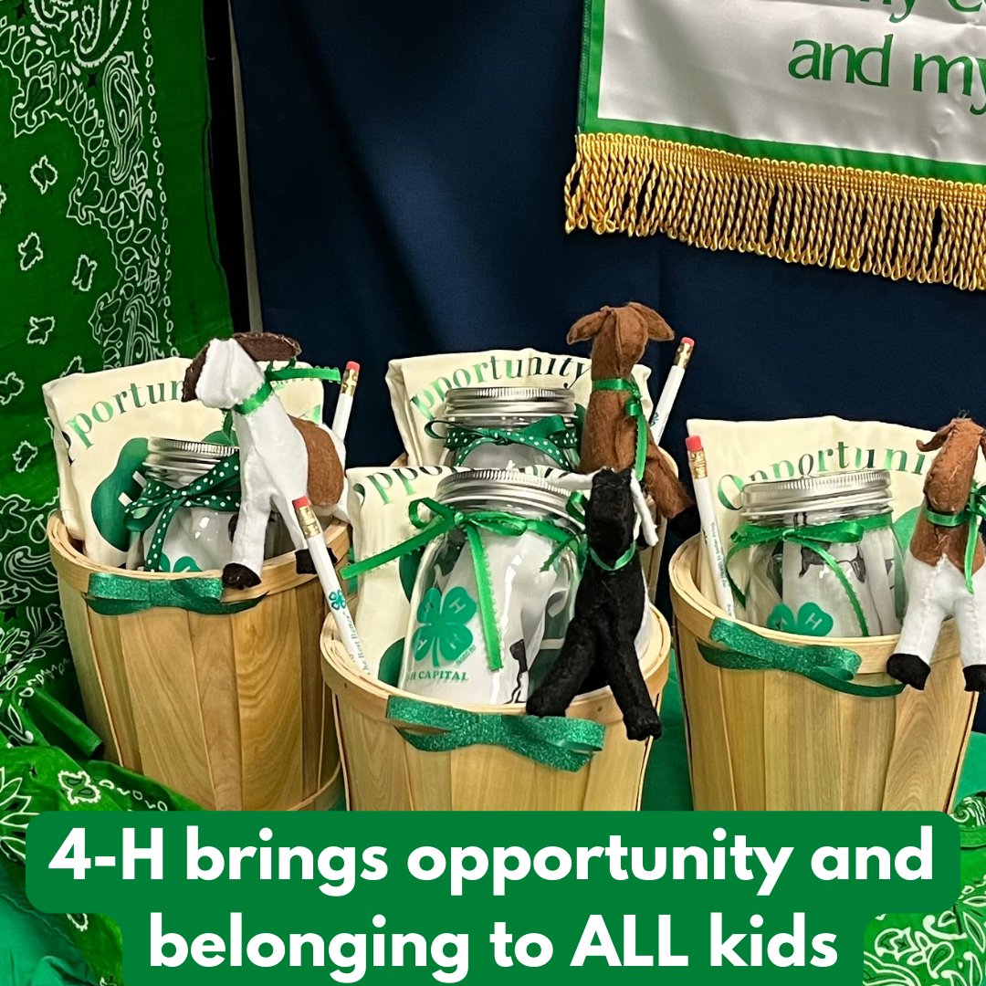 Celebrate #4Hweek where #OPP4ALL happens EVERY day, for EVERY kid. 4-H Week gift baskets for our partnering school's site coordinators. #4h