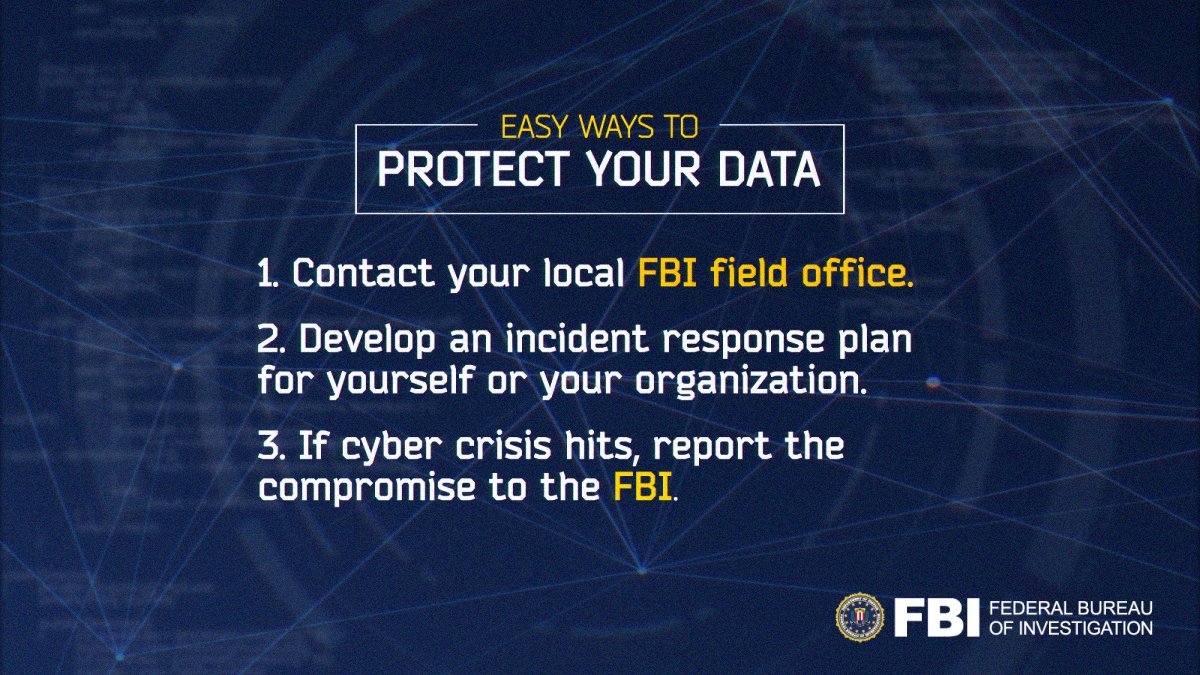 FBI tweet media