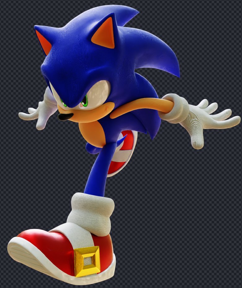 _CallMeDante's tweet photo. Here's a quick recreation attempt I did of an old CGI Sonic render! https://t.co/LCZyE7UwUo