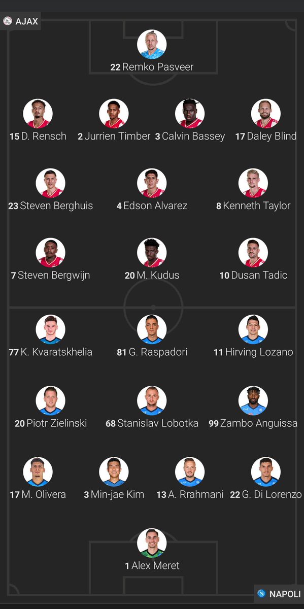 TitanesLeague's tweet photo. Dos mexicanos se verán las caras el día de hoy en la #Champions.
Edson Álvarez, con Ajax, enfrentará a Hirving Lozano y su Napoli. ¿Quién se llevará la victoria?

#mexicanosporelmundo https://t.co/jZCRNT4SOY