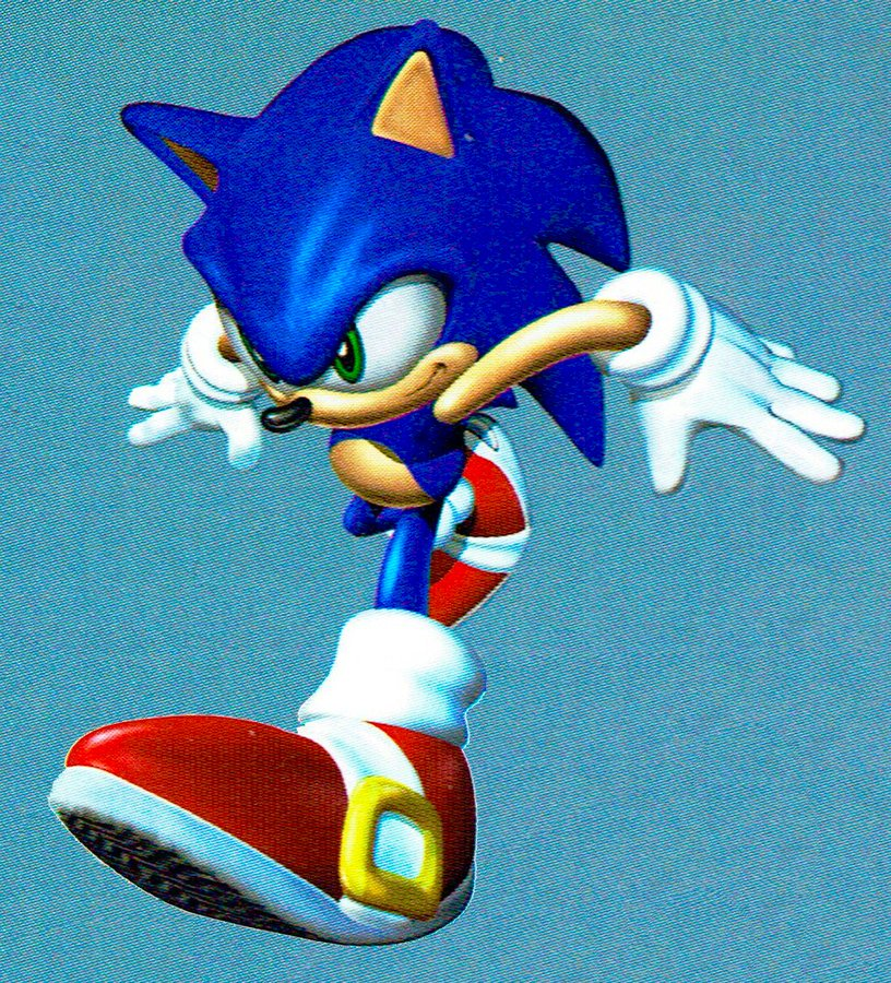 _CallMeDante's tweet photo. Here's a quick recreation attempt I did of an old CGI Sonic render! https://t.co/LCZyE7UwUo