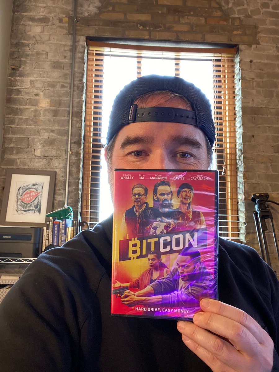 mattosterman's tweet photo. We know most people are gonna watch it via digital, but I felt like a little kid getting the first @BitconMovie  DVD's off the truck today. https://t.co/cMkwxx7NHk