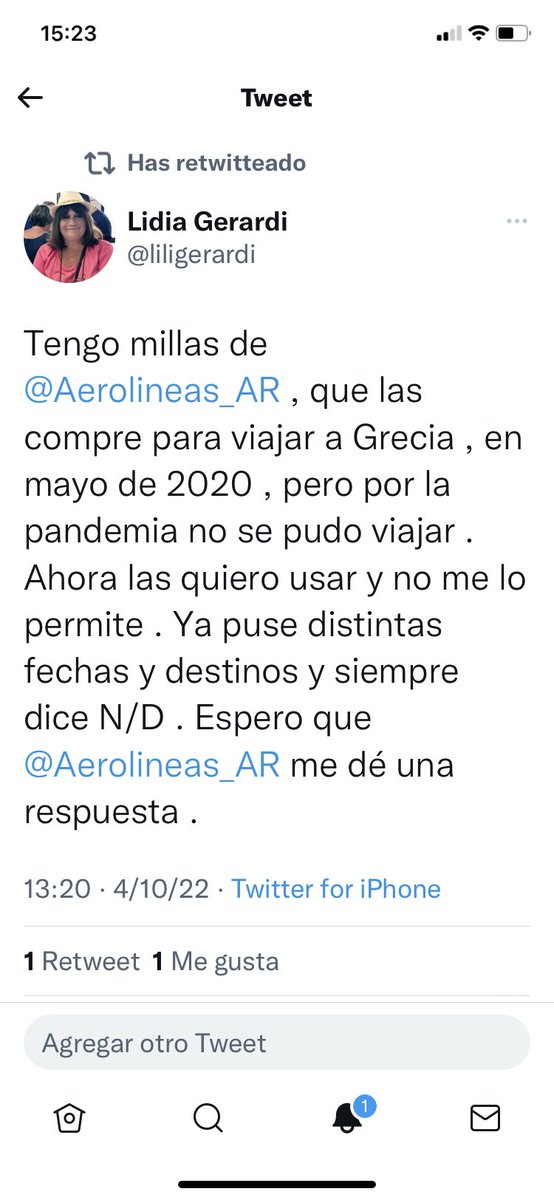 liligerardi's tweet photo. @Aerolineas_AR https://t.co/j1RzvCm8aY