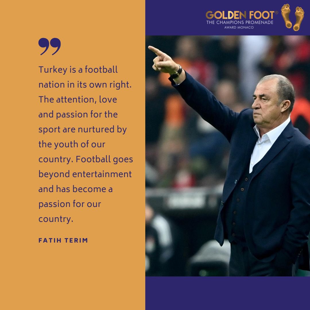 GOLDEN FOOT • Monaco (@goldenfootmc) on Twitter photo A great coach, an enormous communicator but above all a winner: <a href="/fatihterim/">Fatih Terim</a> and his love for his country #terim #Turkey #GalatasaraySK #goldenfoot A great coach, an enormous communicator but above all a winner: <a href="/fatihterim/">Fatih Terim</a> and his love for his country #terim #Turkey #GalatasaraySK #goldenfoot