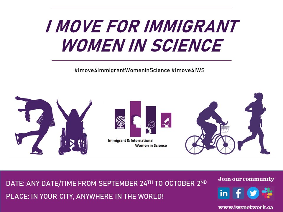 IWS_Network's tweet photo. 'I move for woman in Science' has officially concluded for @IWS_Network! We want to thank everyone who participated in this event and for making the effort to get moving. Especially those who bought tickets and helped us spread the word about IWS, every effort made a difference✨ https://t.co/mM8As6PrET