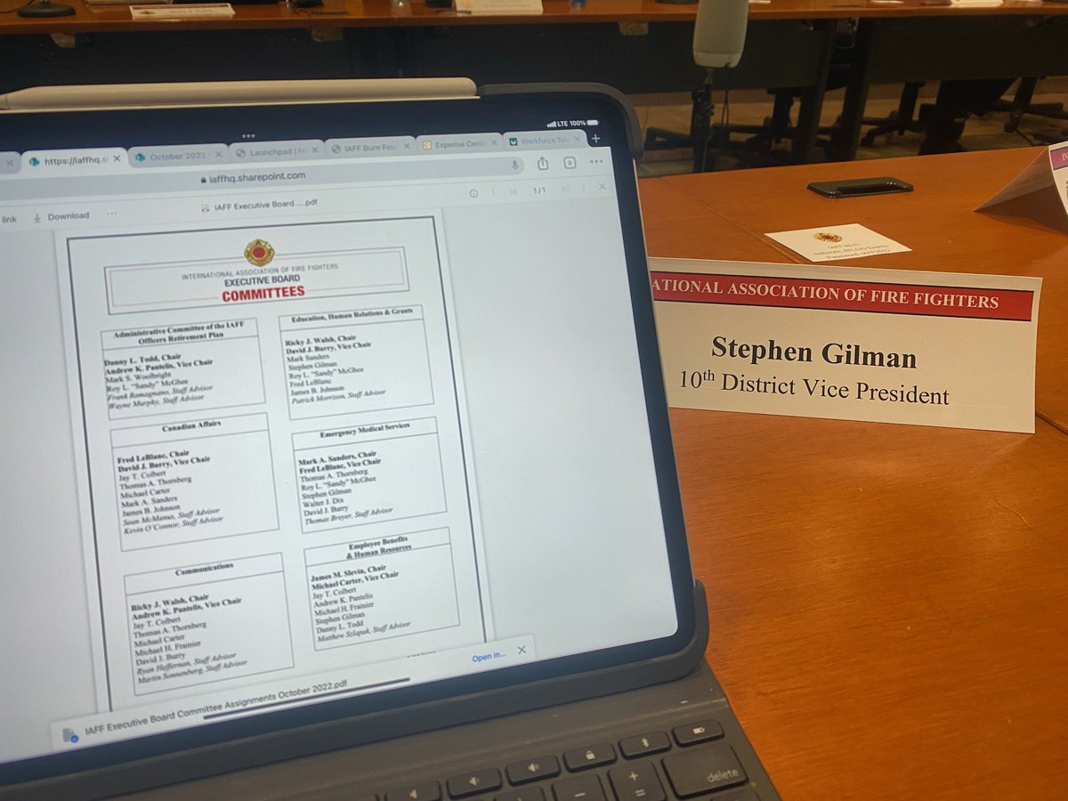 team10th's tweet photo. Your DVP @Drgilmandc is in on the move again. DVP Gilman is spending the week in DC attending an #IAFF executive board meeting representing the 10th district and the interest of our members. If you have any questions or concerns, contact DVP Gilman or any DFSR. #NoLocalLeftBehind https://t.co/A1f1t920sD