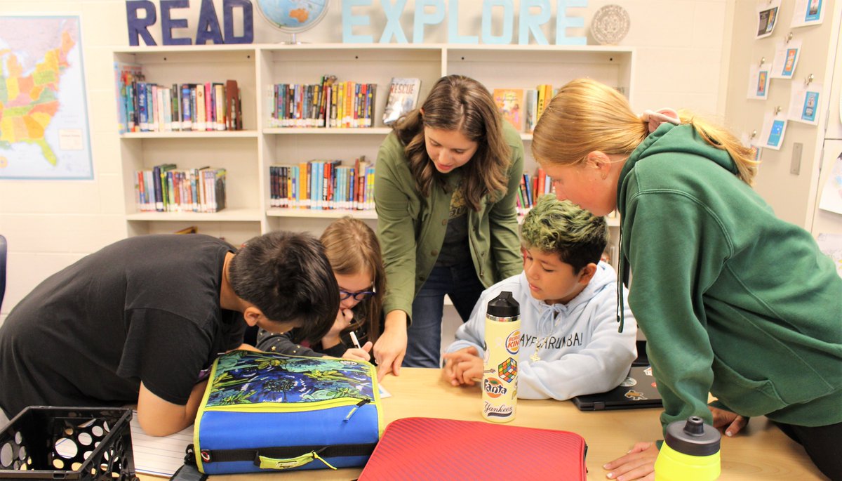 zeelandschools's tweet photo. Mrs. Badran &amp; Mrs. Haisma's students at Creekside explored Latin American countries around the world in their latitude/longitude lesson this past week. ZPS teachers always look for strategies to make lessons meaningful &amp; relevant. #ZPSLearningforLife https://t.co/n2wgCsGrdB