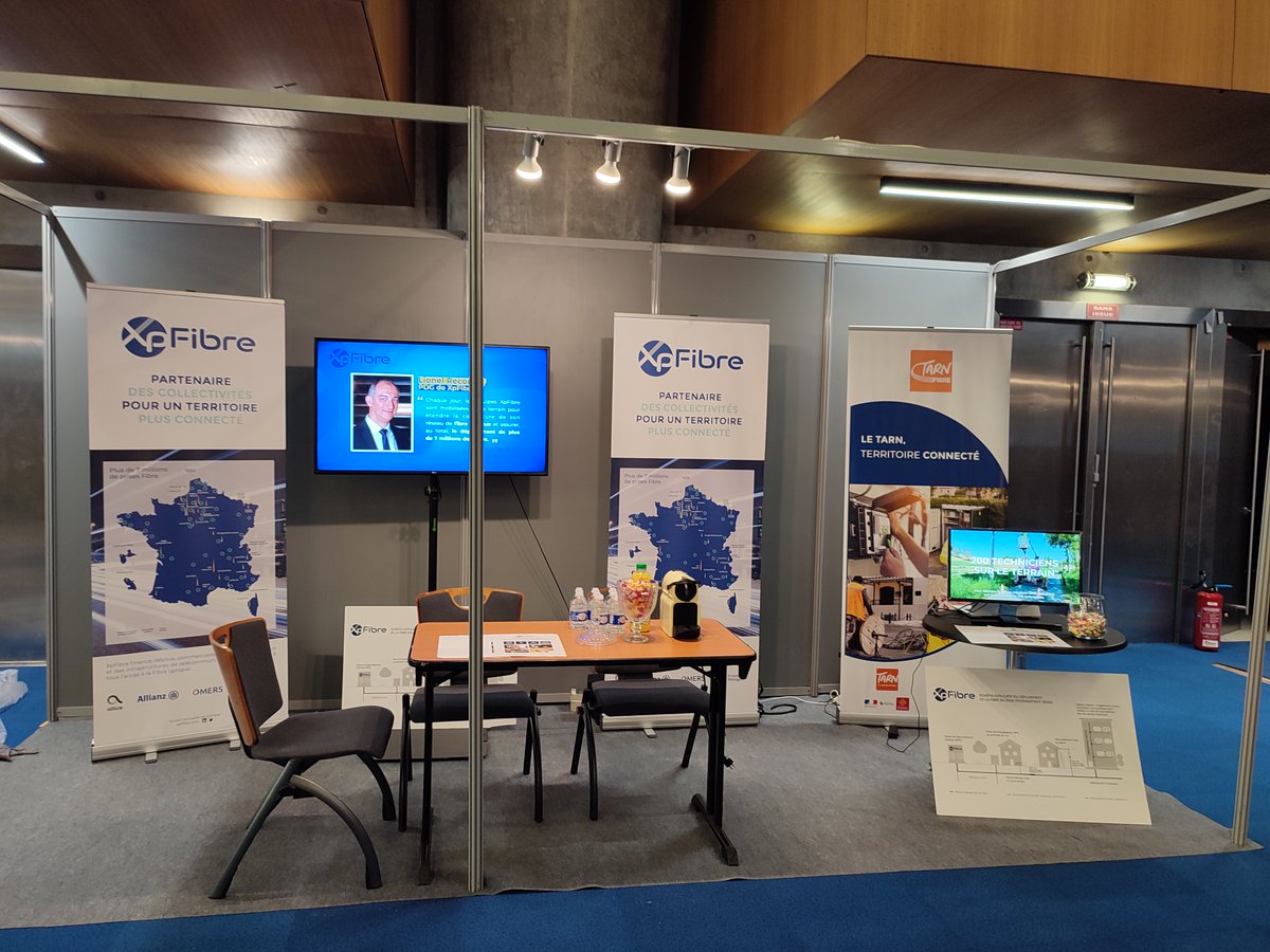 bongiovanni_n's tweet photo. J-1 : UTHD 2022
Venez à la rencontre de XpFibre - Stand 43
Lionel Recorbet interviendra le 05/10 à 16:45 sur le thème : Transformation numérique des territoires : les propositions des opérateurs de RIP
@InfraNum @HerveRASCLARD @PHLEGRAND  @AlticeFrance  @XpFibre @lionelrecorbet https://t.co/9oRxkuQmbS