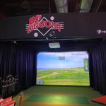 Now this is a great idea for a business meeting! For team building, try our Golf Simulator at DJ's Downtown! Only $40 per hour! (Single or group). Perfect for parties &amp; corporate team building events! Call 402-763-9974 for availability. 🏌️⛳️ 