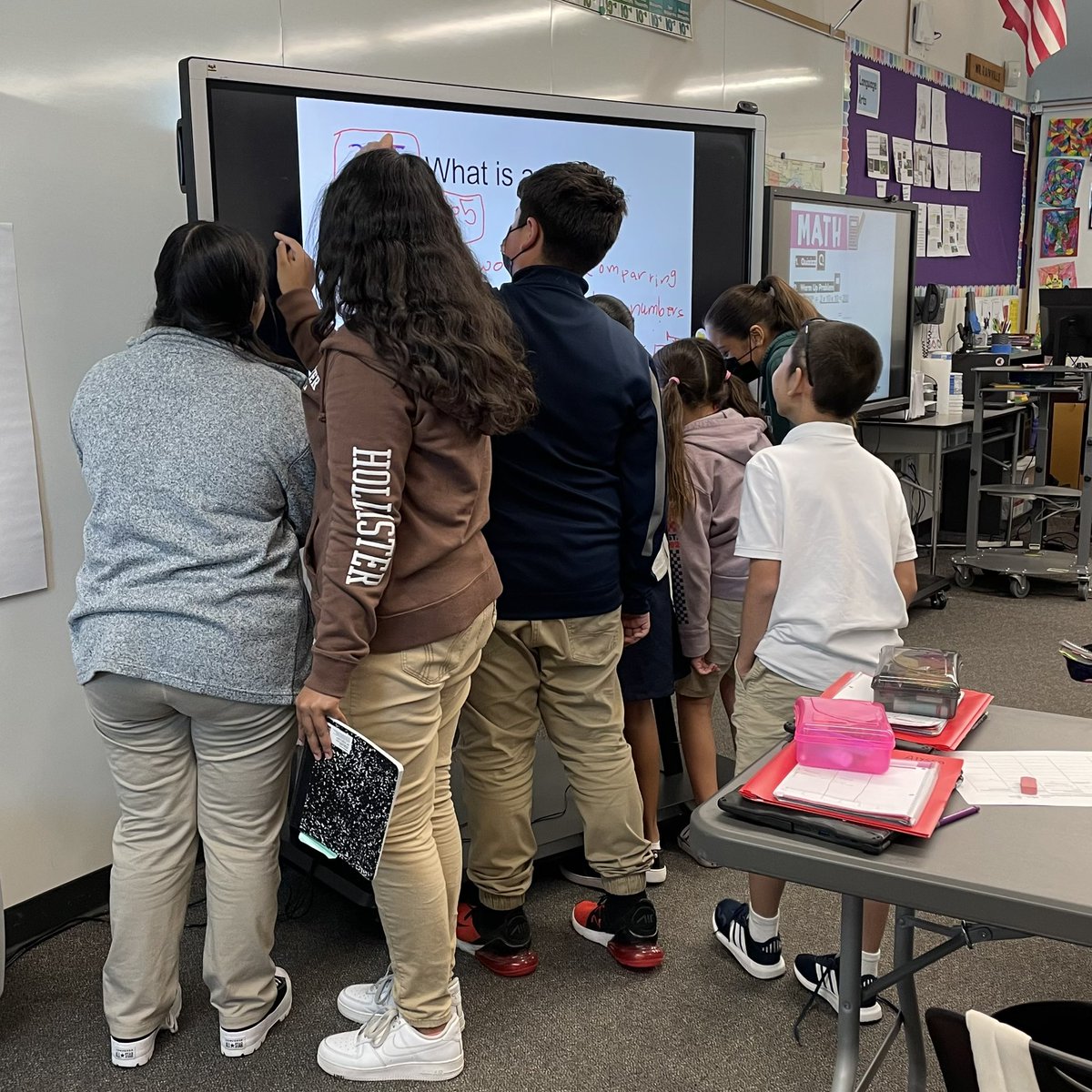 MrsBrooksPUSD's tweet photo. Thanks @PUSDAlvarez for letting me visit your class today! Loved all the great ideas that we can share! @iReady @CortezPUSD ๐ โ๏ธ โค๏ธ ๐งโโ๏ธ #mathjournal #collaboration #iready #iteachmath https://t.co/48pSmTP9Lo