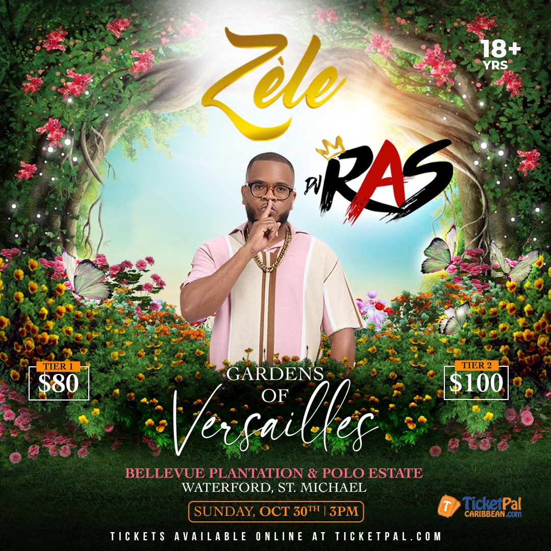 zele_experience's tweet photo. Y’all know when @djrasbim touch down in the garden he always brings those crazy vibes. As he would say; EVERYTHING SHELLLLLLL!!! 💐🇫🇷💃🏽
 •
Secure Those Tickets! Prep Those Outfits! VIBES LOADING… 🥂✨
•
#ZèleExperience #ZèleTheSunsetExperience 
#SunsetVibes #GardenParty https://t.co/ca41XEzOEU