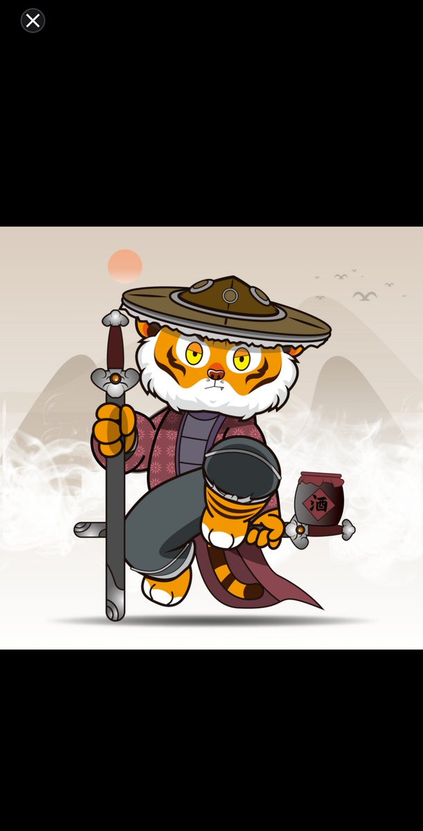 daddydilaalgo's tweet photo. One faithful day, while scrolling through nft explorer on algo I saw this beauty..and i knew i just had to buy it.
 Purchasing this nft uncovered a wonderful,exiting and friendly community @TigerChiClub with fun weekly activities and exiting upgrades to get a Grandmaster tiger.. https://t.co/ax6hIhuhuK