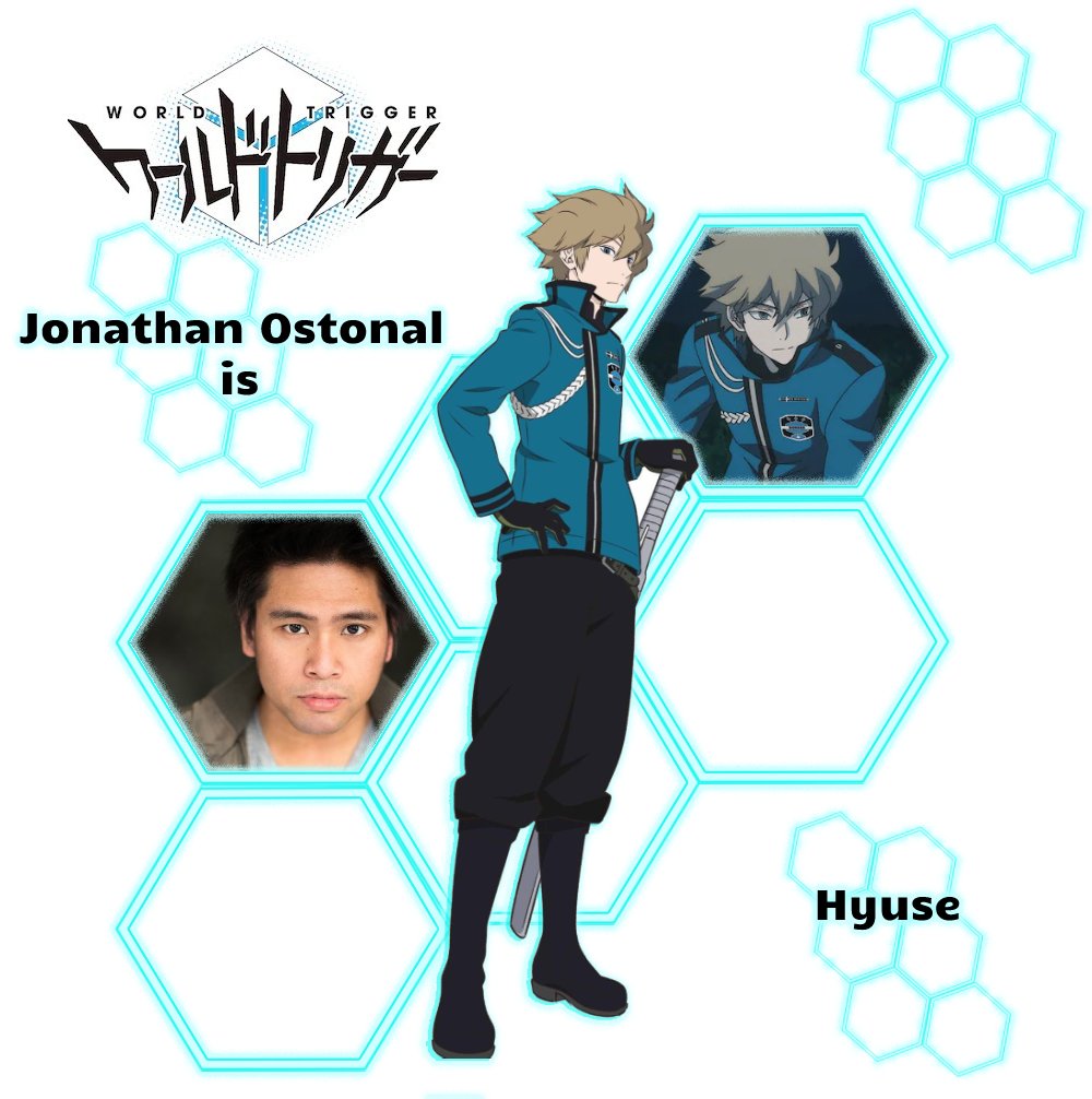 jono3_88's tweet photo. Trigger On! So happy to come back as Hyuse in the English dub of #WorldTrigger :D 

Check out seasons 2 and 3 on @PrimeVideo, @hooplaDigital, 
@MicrosoftStore &amp; #VUDU, and big thanks to everyone at @ToeiAnimation and #OceanStudios for making this happen! This was *so* much fun 👍 https://t.co/WfcuhRCoAS