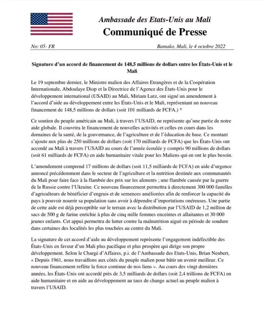 #Mali-USA-Accord