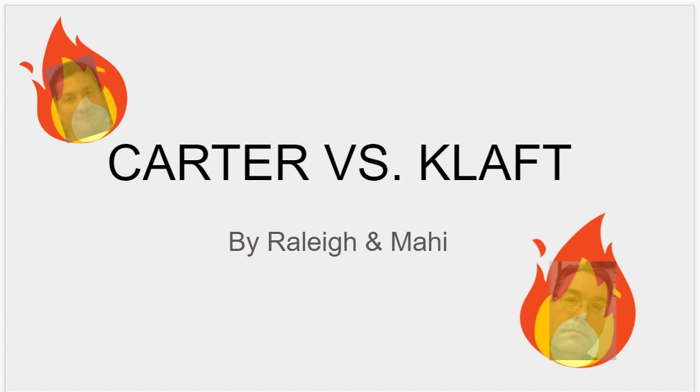 BK3DSci's tweet image. In the Battle of Carter vs. Klaft...KLAFT WON!!!
I want to thank the @TheAcademy, Raleigh and Mahi &amp;amp; #inspirationalspeaker #MattFoley for their support. This is the highest honor I've received in my 30+ years of teaching. #humbled @CoachCarterGMS