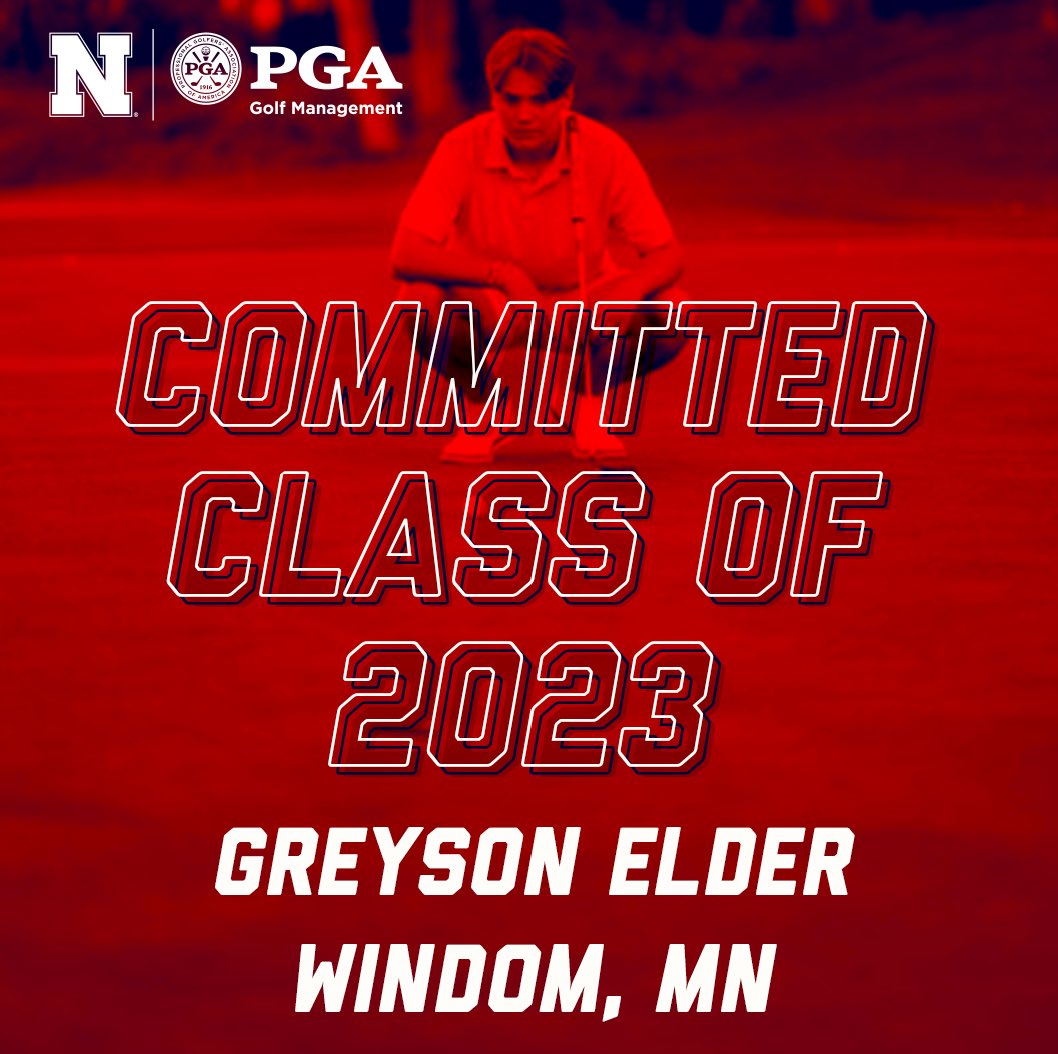 Pulling a great talent out of Minnesota to come join us in Husker Nation! Welcome Greyson Elder