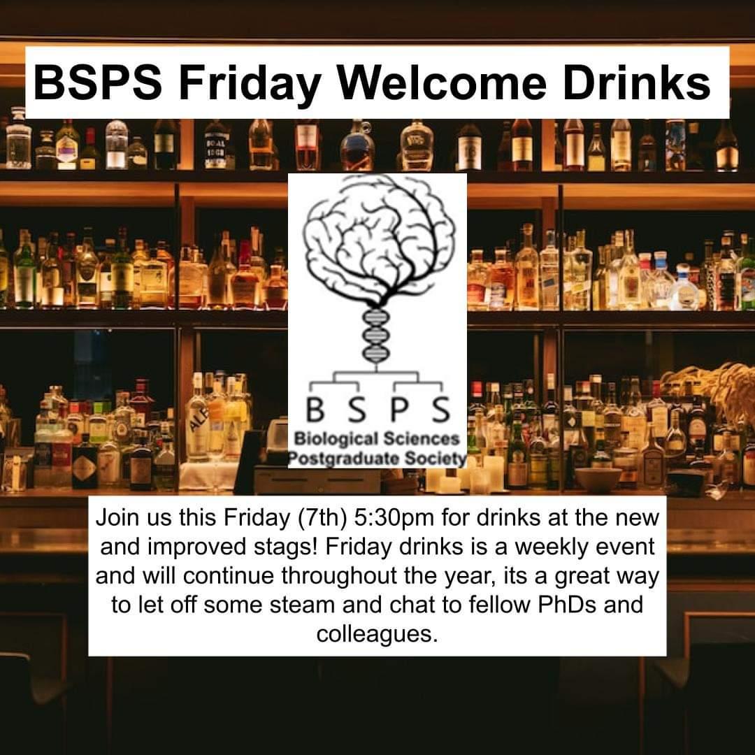 BSPS (@sotonbsps) on Twitter photo 🍻 BSPS Friday Drinks at Stags this week from 5.30pm 🍻 hope to see you there! <a href="/sotonbiosci/">Biological Sciences</a> <a href="/Union_Soton/">SUSU</a> <a href="/unisouthampton/">University of Southampton</a> 🍻 BSPS Friday Drinks at Stags this week from 5.30pm 🍻 hope to see you there! <a href="/sotonbiosci/">Biological Sciences</a> <a href="/Union_Soton/">SUSU</a> <a href="/unisouthampton/">University of Southampton</a>