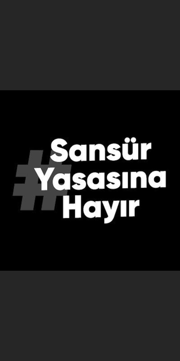 fatmayilmaz4114's tweet photo. #SansürYasasınaHayır https://t.co/b7Nkau9UXB