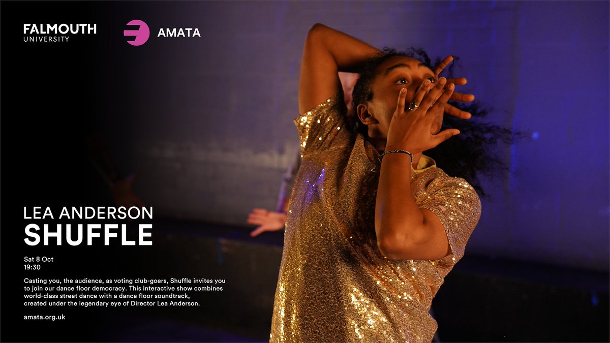 Shuffle is about the irrepressible urge to gather together and share fleeting moments. 

Part performance, part game. This show is designed for people who want to participate, but who don’t necessarily want to dance themselves.

🗓️ Sat 8 Oct
🎟️ bit.ly/LeaAnderson-SH…