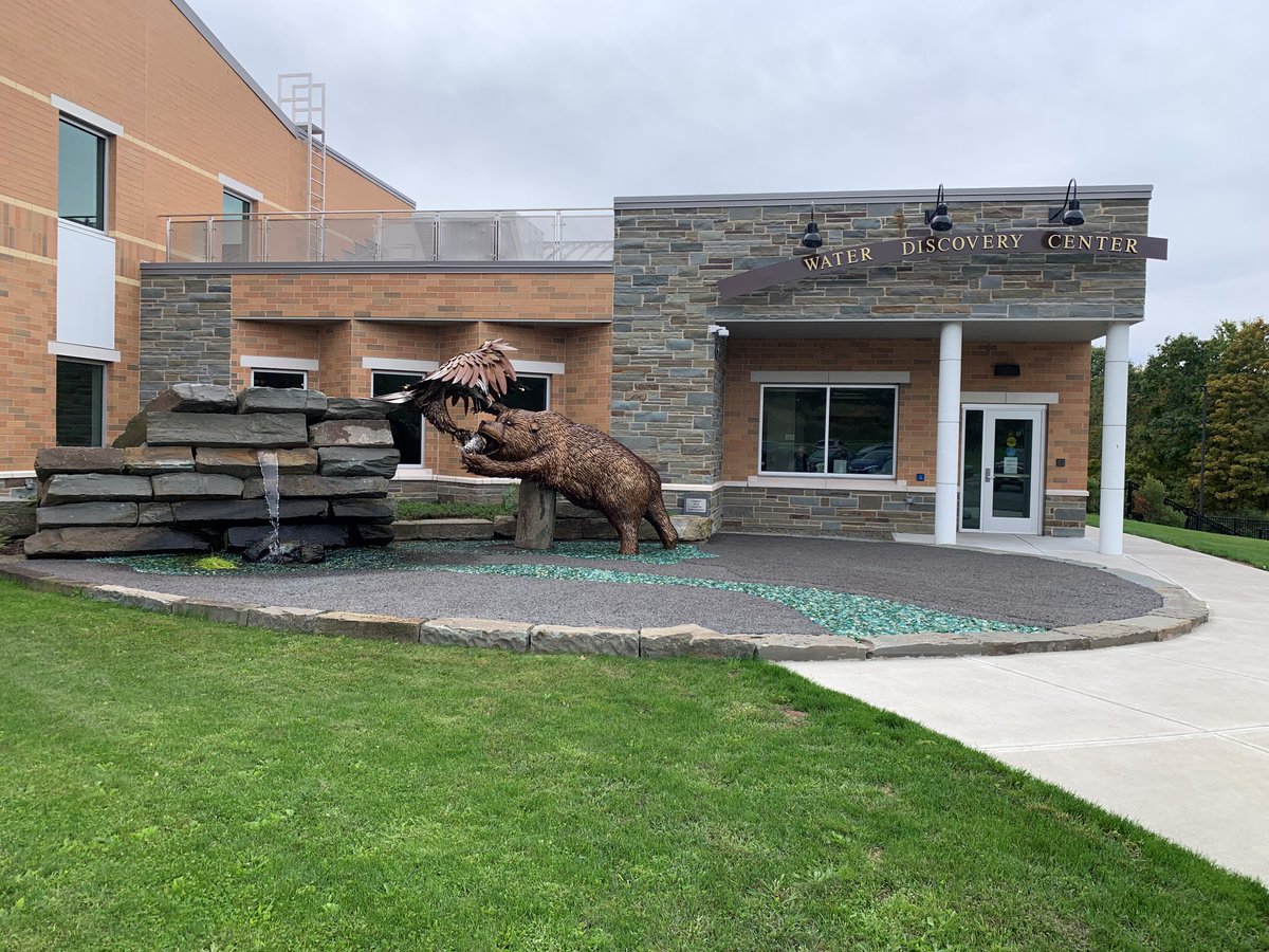 Yesterday we revisited the Catskill Water Discovery Center, located in the Catskill Watershed Corporation building in Arkville. We were there in 2019. Check out the "how it started, how it's going" photos below.