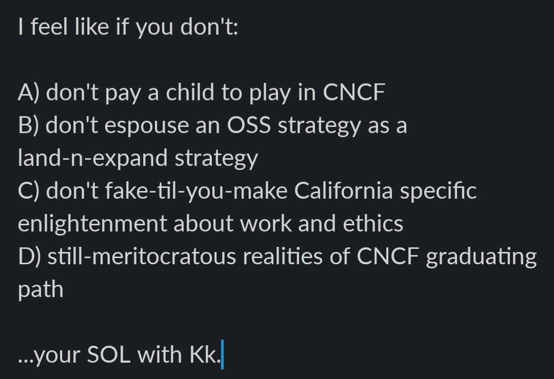 BTW, I love "California specific enlightenment about work and ethics."
The rest, full-throatedly agree with.