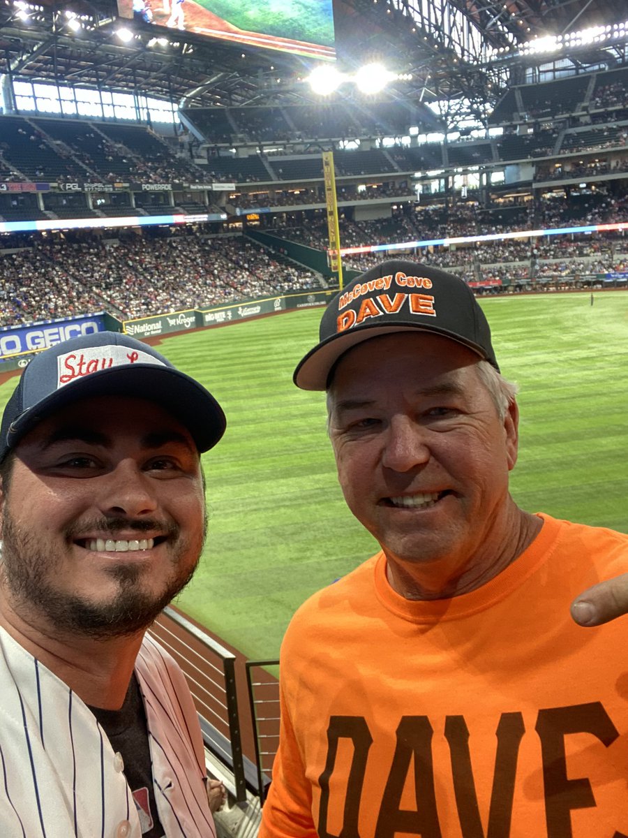 Just met <a href="/mccoveycovedave/">McCovey Cove DAVE</a> at the #Yankees and #rangers game!