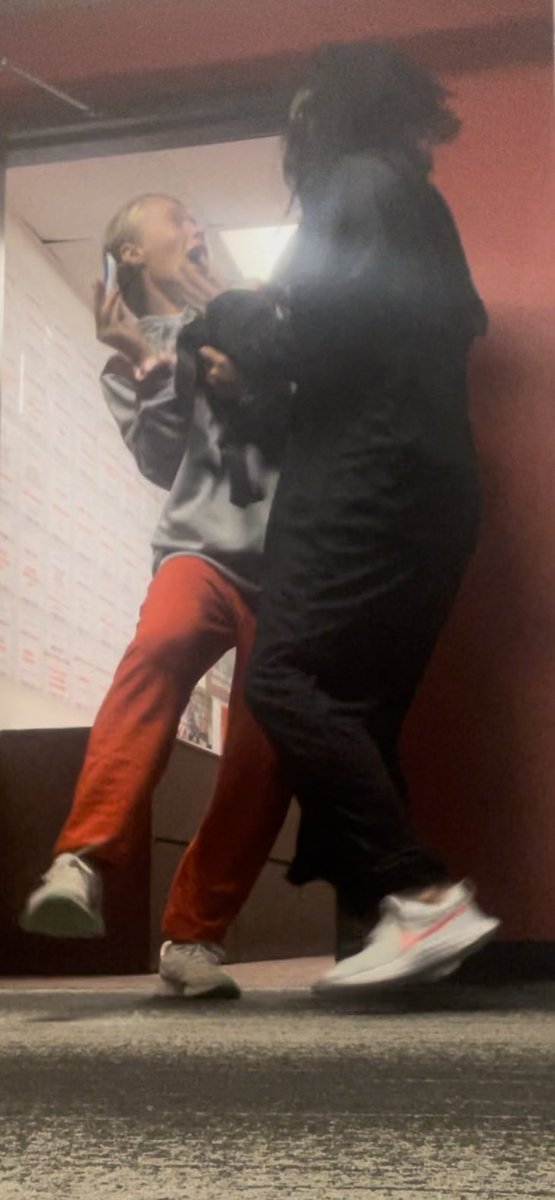 Just a still frame preview of today’s epic scare of <a href="/MCByrne02/">Mary Claire Byrne</a>. I rarely scare my beloved staff but this was a low lying fruit opportunity, couldn’t resist. Stay tuned for the video!