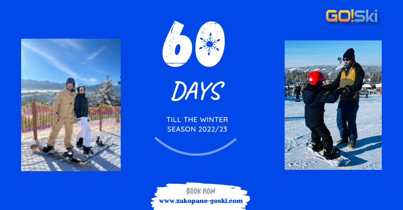 GOSkiZakopane's tweet photo. ❄❄6️⃣0️⃣❄❄ days left to go ⛷🏂😍
https://t.co/ghYAvouIfu
#skiingzakopane #skiholiday #skipackage #ski #zakopane #winter2022 #skipoland #skirental #skilesson #wypożyczalnianart #lekcjenarciarskie #clothinghire #winter #wypożyczalniaubrań #sport #adventures #outdor #activities https://t.co/u9fCLihyr8