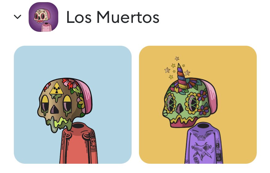 AmberTweetz's tweet photo. @TCasxxNFT @BrudersHooters @los_muertosNFT Welcome to the fam!!!! 💀💀❤️❤️ #muertosfollowmuertos https://t.co/SEzAIbrIj6