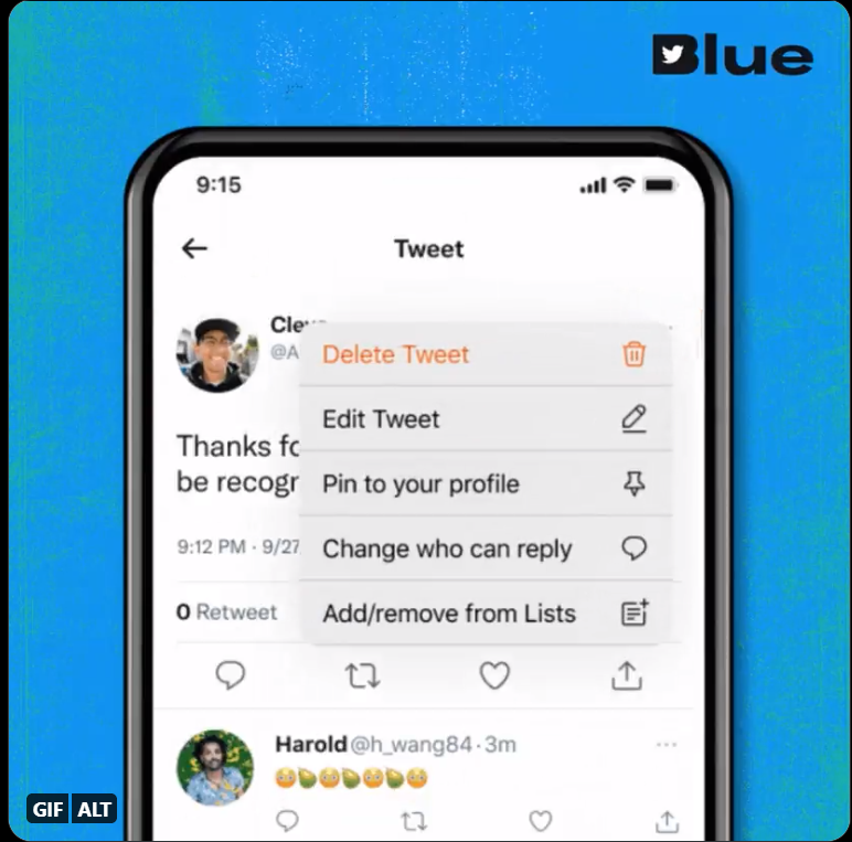 VertexReport's tweet photo. Twitter rolls out ‘Edit Tweet’ feature https://t.co/ZCDxH3YGhy https://t.co/xVtMu9rz3G