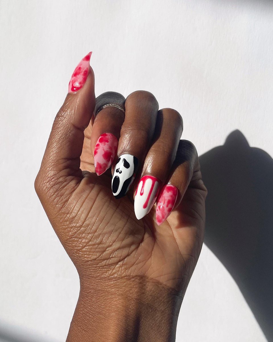 ClawCollective's tweet photo. Our Halloween Collection is up!! 👻
Ft. “Lucid Scream” in Short Stiletto https://t.co/rlTvloWf6M