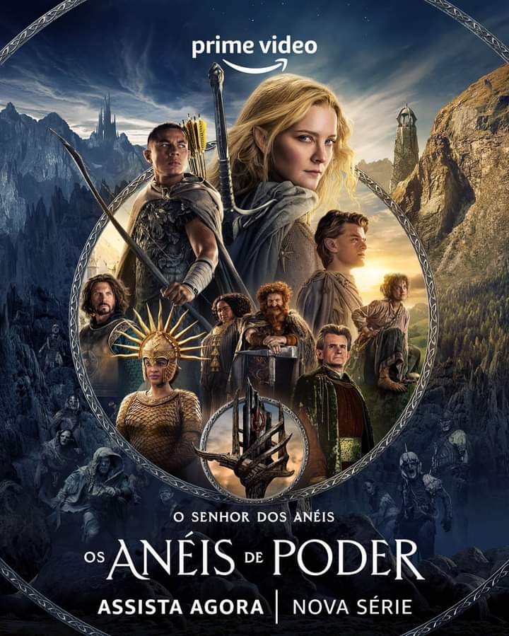PrtalSeries's tweet photo. Cartaz final da primeira temporada de O Senhor dos Anéis: #OsAnéisdePoder. O último episódio estreia sexta-feira, 14 de Outubro, no streaming. https://t.co/kC8zfGCrE9