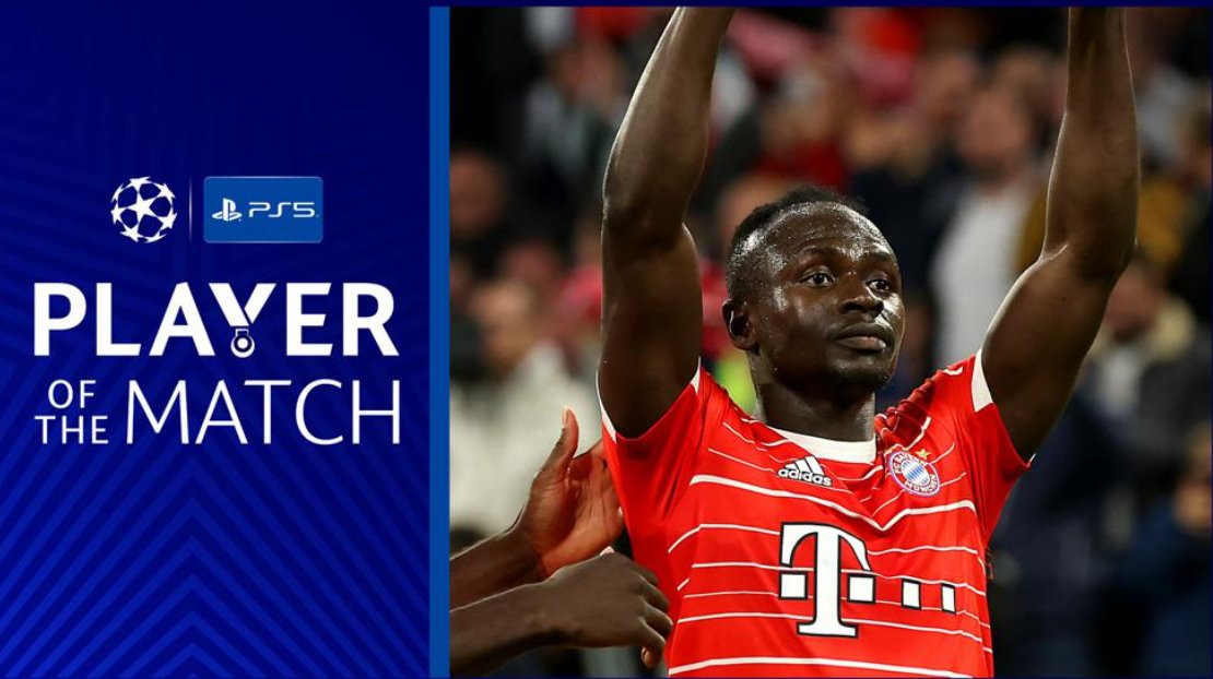 GabrielStachPL's tweet photo. Sadio Mane wybrany oficjalnie Piłkarzem Meczu przez UEFA.

📷 UEFA https://t.co/zQuMRsPxFB