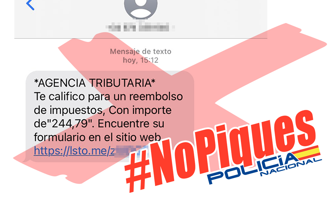 ¿Te ha llegado este mensaje?

#NoPiques y a la papelera directamente 🗑

#Phishing 💸