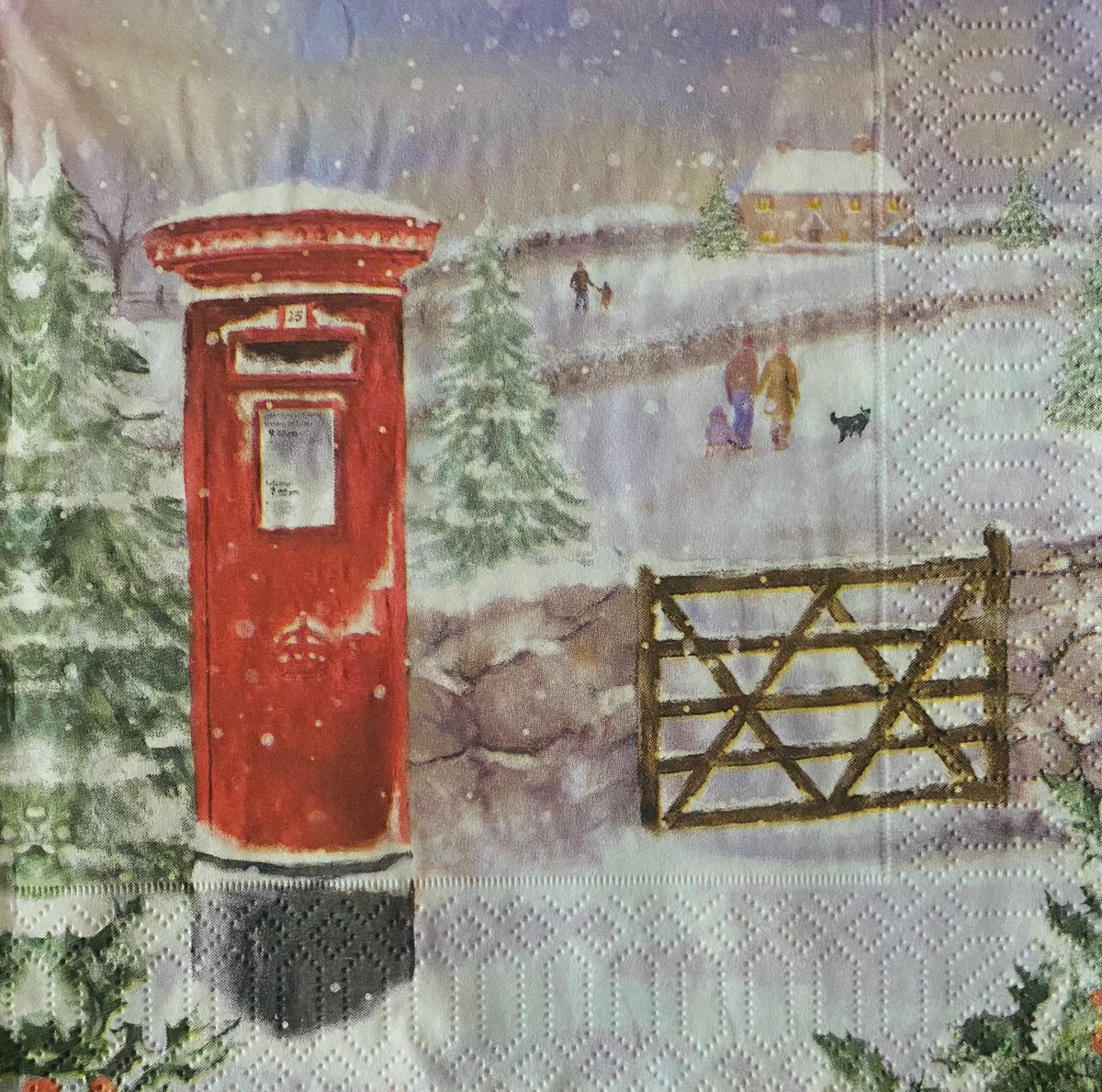 CarrieLouiseyo2's tweet photo. Excited to share this item from my #etsy shop: Red letter box winter scene paper napkin for decoupage or craft supplies and scrapbooking. #wonderland #letterbox #winter #christmas #crafts #scrapbooking #papercrafts #decorativepaper #scrapbook https://t.co/AkC8VKUDKz https://t.co/dIVIkqI7Q5