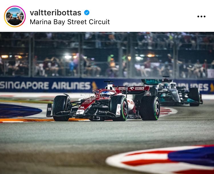 f1trollofficial's tweet photo. "Valtteri shouldn’t be fighting for 9th place in Mercedes" Russell 2021 

Valtteri on Instagram 💀 https://t.co/Dxmm5Oozlo