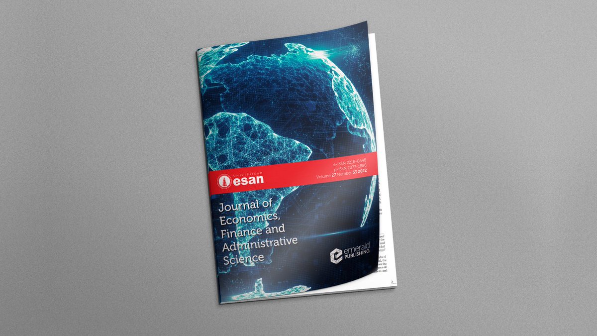 jefas_esan's tweet photo. #OpenAccess
Volume 27 Issue 53 of the Journal of Economics, Finance and Administrative Science (JEFAS) from the #UESAN is now available ➡️ https://t.co/wgB1gJgHDt
@universidadesan @ESANVDI https://t.co/4HqFDPzvd5