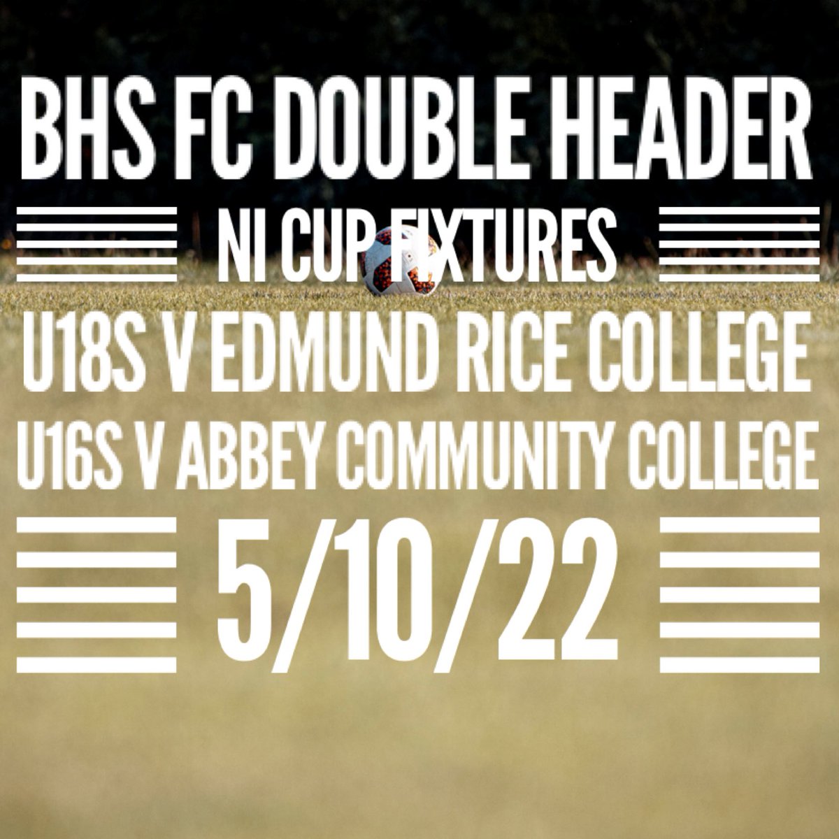 BHSFootballClub's tweet photo. #BAYA in action tomorrow @belfasthighsch1 @BHS__Sport https://t.co/8h0uAvX3SR