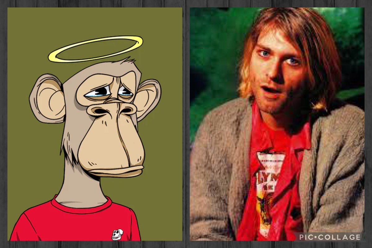 heppe_eth's tweet photo. If your #bayc was a celebrity, which one would it be?

I will start: Kurt Cobain

@BoredApeYC @subpop https://t.co/byo1XK5MHt