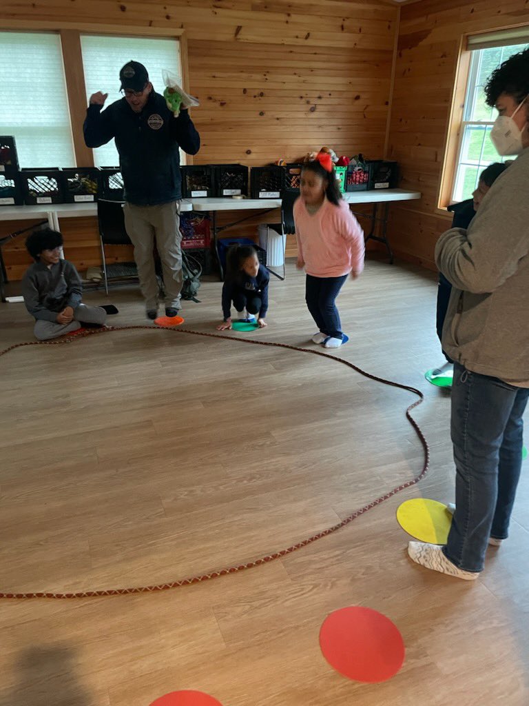 CampFowler_Pa's tweet photo. It was cold &amp; rainy and I wasn’t feeling charged. Then, the K-2 group from the CAILA got to camp &amp; brought sunshine.  Ironically, the lesson for today was “Things I can control vs things  outside of my control.”  We can not control the weather, but we can control our outlook. https://t.co/cN2Xxy8RLK