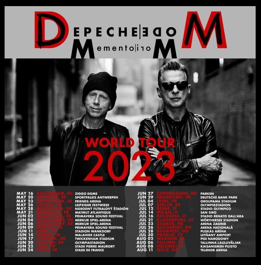 CountessX's tweet image. Best news EVER!!!!♥️
@depechemode 
#depechemode
#MementoMori 
#MartinGore
#DaveGahan