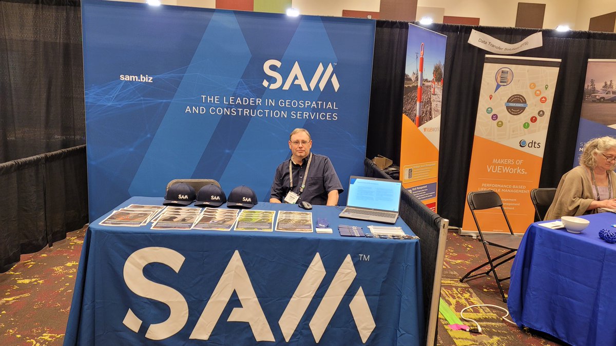 trippcor's tweet photo. Having a great time at GIS Pro. Come stop by the SAM booth to say hi #gispro2022 https://t.co/T2GB1PRwUE