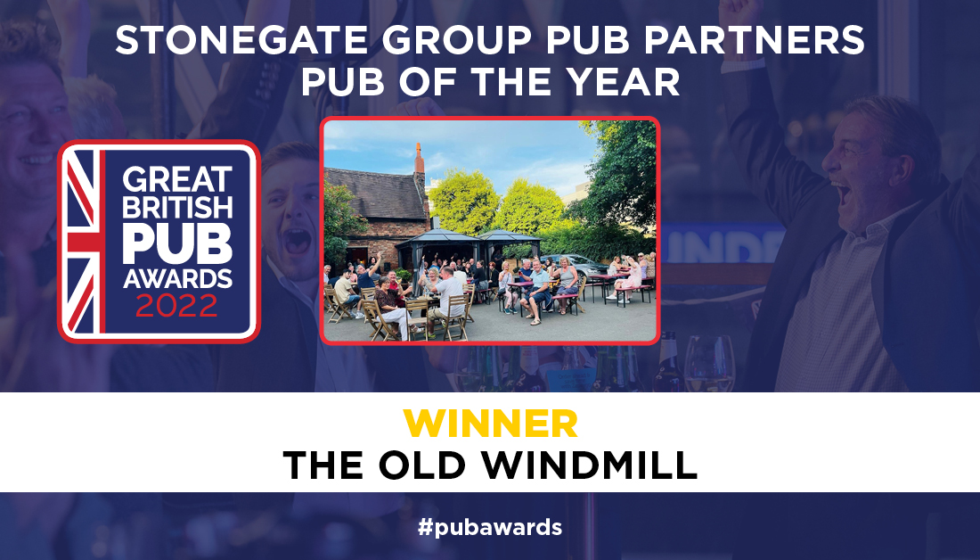 morningad's tweet photo. The winner of the 2022 #PubAwards @Stonegate_Group Pub of the Year is...

@oldwindmill 

Exceptional 🥳 #notjustapub https://t.co/rK3AUCj2fn