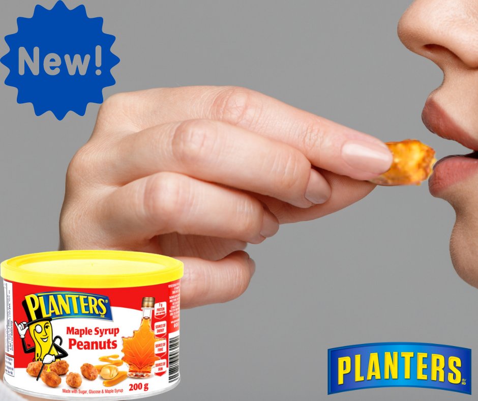 planterscanada's tweet photo. Explore the goodness of peanuts and maple syrup with #PlantersMapleSyrupPeanuts.
Itβs a crunchy, sweet, and nutty snack that is truly satisfying.
#WednesdayInspirational #PlantersCanada https://t.co/05QIvrhIt3