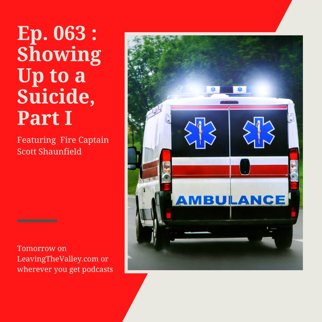 LeavingValley's tweet photo. We talk w Fire Capt Shaunfield about what it's like to arrive on the scene of a suicide. There is a cumulative toll to experiencing so many different suicides and suicide attempts that puts First Responders at a greater risk for suicide themselves. #MentalHealthAwareness https://t.co/aDqxQ2pV2D
