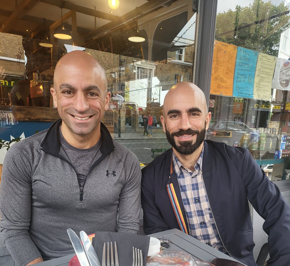 Professor Ahmed Hankir (@ahmedhankir) on Twitter photo Me & my twin bro Mo moved to the UK from Lebanon when we were 17 leaving our parents behind
Mo was stacking shelves & I was cleaning floors
Life was so difficult back then
Today
I'm an NHS psychiatrist & Dr <a href="/HankirMohammed/">Mohammed Hankir</a> is a leading neuroscientist
Dreams do come true Me & my twin bro Mo moved to the UK from Lebanon when we were 17 leaving our parents behind
Mo was stacking shelves & I was cleaning floors
Life was so difficult back then
Today
I'm an NHS psychiatrist & Dr <a href="/HankirMohammed/">Mohammed Hankir</a> is a leading neuroscientist
Dreams do come true